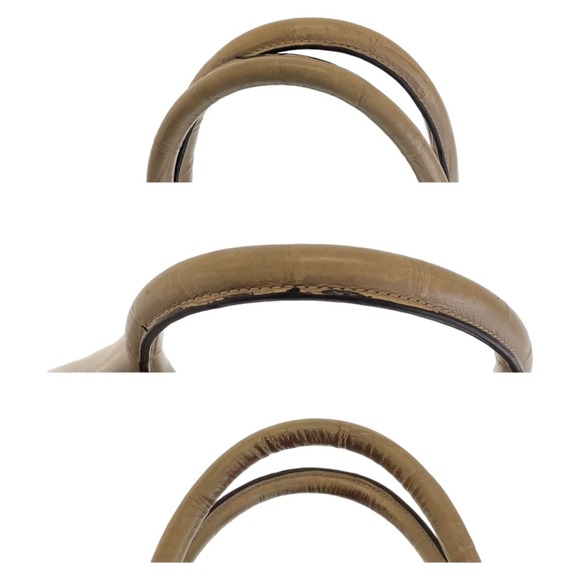 Coach Coach Madison Leather Handbag Beige Gold Leather Handbag - Picture 6 of 10